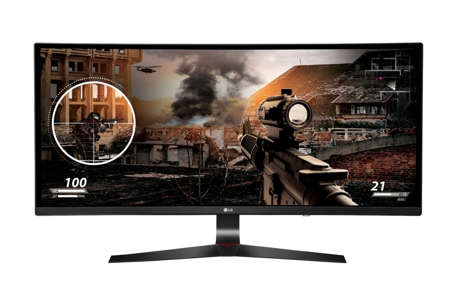 LG 34'' (86cm) | Écran LG IPS UltraWide™ | 21:9 incurvé | 144Hz | Réduction de flou de mouvement 1 ms | Technologie AMD FreeSync™ | «Crosshair», 34UC79G