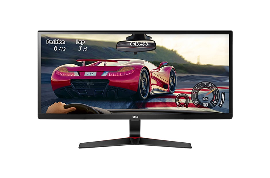 LG 29'' (72 cm), Moniteur LED IPS 21/9, Résolution FHD : 1920x1080, VGA,  HDMI, DisplayPort