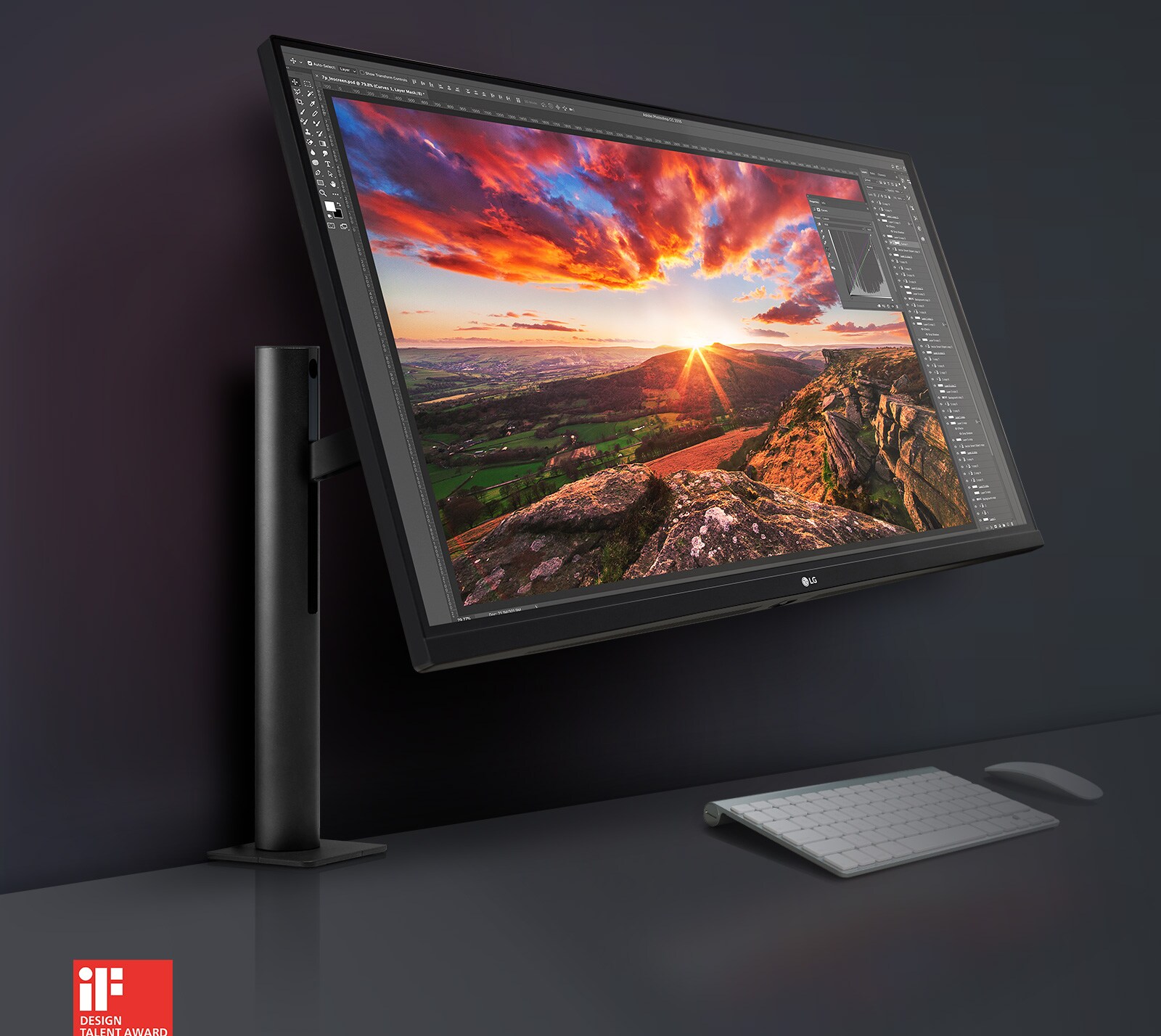 LG UltraFine™ Display Ergo&nbsp;: Conçu pour vous