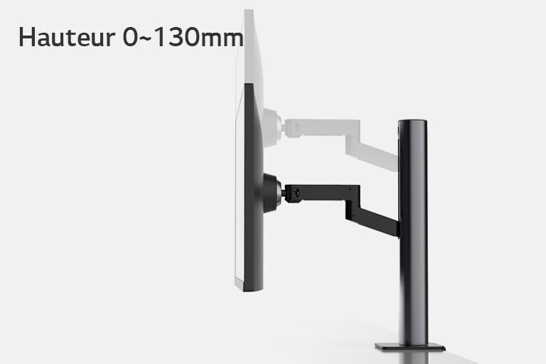 Amélioration de la plage de hauteur de 0&nbsp;~&nbsp;130mm