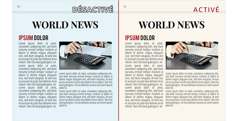 Moins de bleu pour plus de confort visuel2