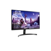 LG 27'' QHD IPS Monitor with AMD FreeSync™	, vue de côté de +15 degrés, 27QN600-B, thumbnail 3