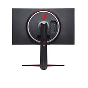 LG Moniteur de jeu 27'' UHD 4K UltraGear™ Nano IPS 1 ms (GtG) avec VESA DSC, Vue arrière avec Sphere Lighting 2.0 en blanc et rouge, 27GN950-B, thumbnail 5