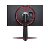 LG Moniteur de jeu 27'' UHD 4K UltraGear™ Nano IPS 1 ms (GtG) avec VESA DSC, Vue arrière avec Sphere Lighting 2.0 en rouge, 27GN950-B, thumbnail 7