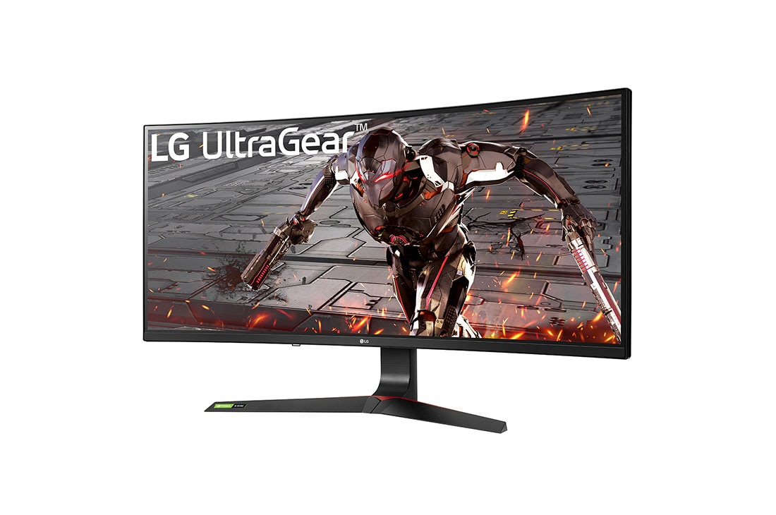 LG Moniteur de jeu IPS 34” UltraGear™ Full HD avec compatibilité NVIDIA® G-Sync®, vue de côté de -15 degrés, 34GN73A-B, thumbnail 2