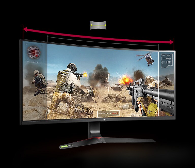 Comparaison de l’écran 34" 21:9 Full HD UltraWide™ avec un écran de résolution Full HD 16:9
