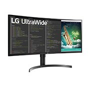 LG Moniteur incurvé UltraWide™ QHD HDR VA de 35 pouces, vue de côté de -15 degrés, 35WN65C-B, thumbnail 3
