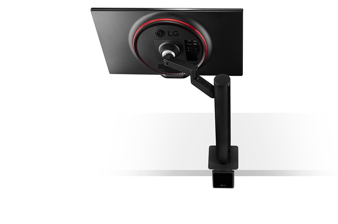 LG Moniteur de jeu (GtG) UltraGear™ Nano IPS 1ms ergonomique de 27 po, vue latérale arrière avec le bras du moniteur étendu vers la gauche, 27GN88A-B, thumbnail 13
