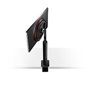 LG Moniteur de jeu (GtG) UltraGear™ Nano IPS 1ms ergonomique de 27 po, perspective arrière du moniteur pivoté à -70 degrés, 27GN88A-B, thumbnail 11