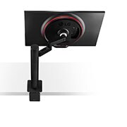 LG Moniteur de jeu (GtG) UltraGear™ Nano IPS 1ms ergonomique de 27 po, vue latérale arrière avec le bras du moniteur étendu vers la droite, 27GN88A-B, thumbnail 14