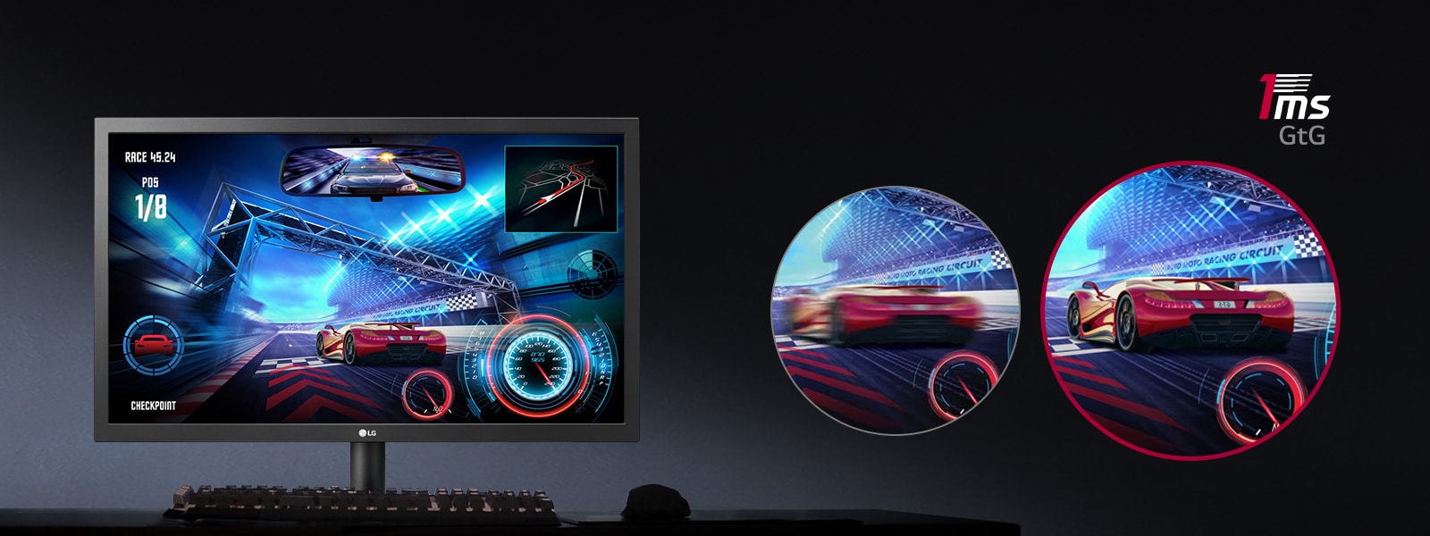 comparaison du Mouvement du jeu fluide entre le mode conventionnel et le taux de rafraîchissement de 144 Hz