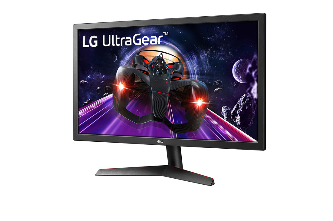 LG Moniteur de jeu (GtG) UltraGear™ Full HD 1 ms de 23,6 po, vue de côté de -15 degrés, 24GN53A-B, thumbnail 2