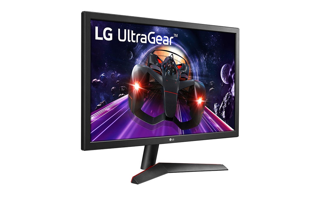LG Moniteur de jeu (GtG) UltraGear™ Full HD 1 ms de 23,6 po, Vue en perspective, 24GN53A-B, thumbnail 4