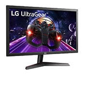 LG Moniteur de jeu (GtG) UltraGear™ Full HD 1 ms de 23,6 po, vue de côté de +15 degrés, 24GN53A-B, thumbnail 3