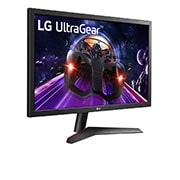 LG Moniteur de jeu (GtG) UltraGear™ Full HD 1 ms de 23,6 po, Vue en perspective, 24GN53A-B, thumbnail 4
