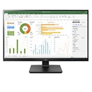 LG Moniteur 23,8&nbsp;po Full HD IPS avec étalonnage des couleurs, vue avant, 24BN650Y-B, thumbnail 1
