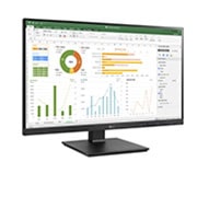 LG Moniteur 23,8&nbsp;po Full HD IPS avec étalonnage des couleurs, vue de côté de -15 degrés, 24BN650Y-B, thumbnail 3