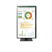 LG Moniteur 23,8&nbsp;po Full HD IPS avec étalonnage des couleurs, Affichage tourné en mode portrait, 24BN650Y-B, thumbnail 8