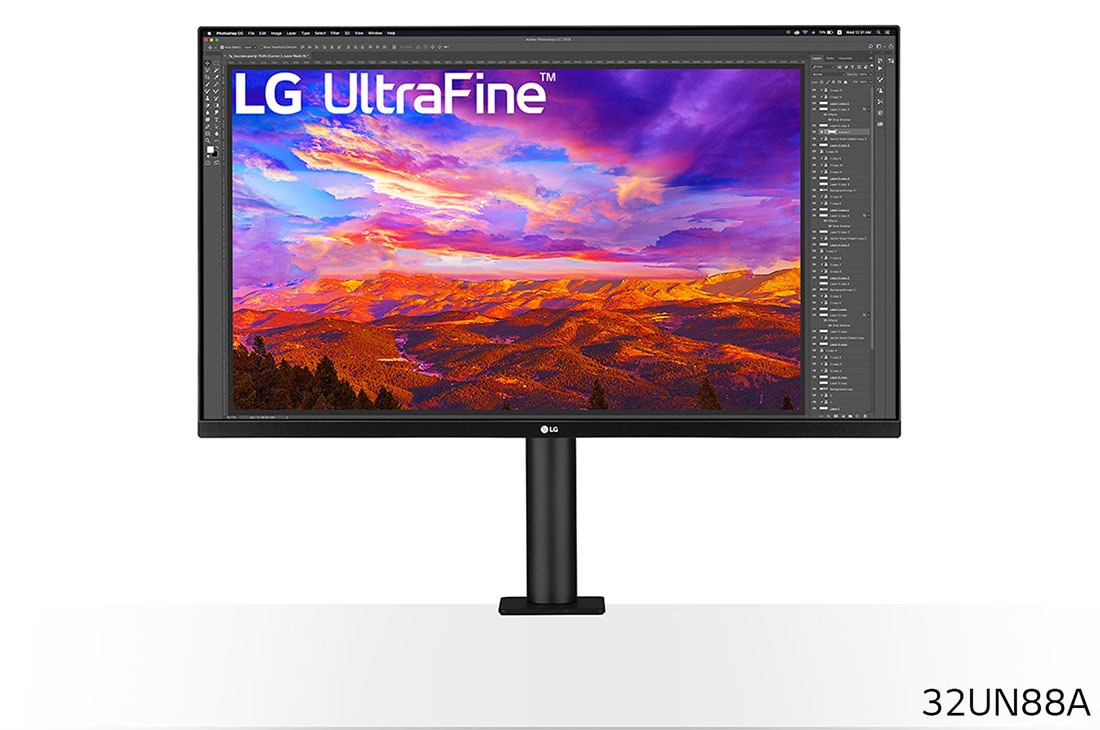 LG Moniteur IPS UHD 4K Ergo de 31,5 pouces avec USB de Type-C™, 32UN88A-W, 32UN88A-W, thumbnail 2