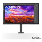 LG Moniteur IPS UHD 4K Ergo de 31,5 pouces avec USB de Type-C™, 32UN88A-W, 32UN88A-W, thumbnail 2