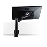 LG Moniteur IPS UHD 4K Ergo de 27&nbsp;pouces avec USB de type C™, vue latérale arrière avec bras du moniteur étendu vers la droite, 27UN880-B, thumbnail 14