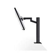 LG Moniteur IPS UHD 4K Ergo de 27&nbsp;pouces avec USB de type C™, vue latérale du moniteur incliné vers le bas, 27UN880-B, thumbnail 8