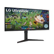 LG Moniteur UltraWide™ IPS Full HD de 34 po avec VESA DisplayHDR™ 400, vue de côté de -15 degrés, 34WP65G-B, thumbnail 3