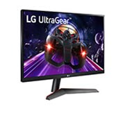 LG Moniteur de jeu IPS (GtG) UltraGear™ Full HD 1&nbsp;ms de 23,8&nbsp;po, Vue en perspective, 24GN600-B, thumbnail 4