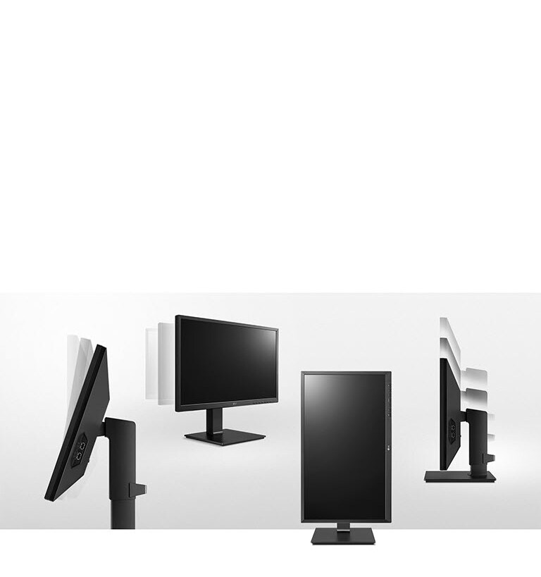 Ce moniteur au design ergonomique prend en charge l’inclinaison, la rotation, le pivot et les options d’ajustement de tailles et permet l’installation sur pied en un clic