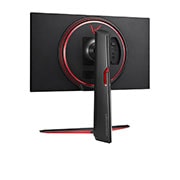 LG Moniteur de jeu IPS (GtG) UltraGear™ Full HD 1&nbsp;ms de 23,8&nbsp;po, vue arrière en perspective, 24GN650-B, thumbnail 7