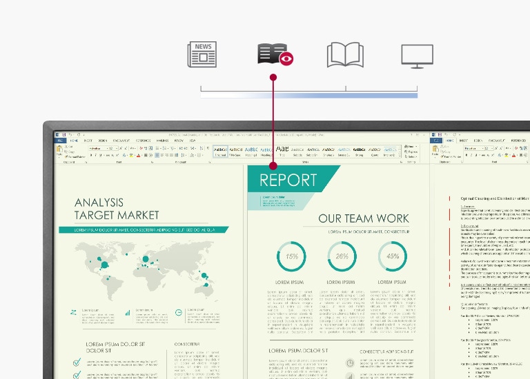 Plus de confort visuel