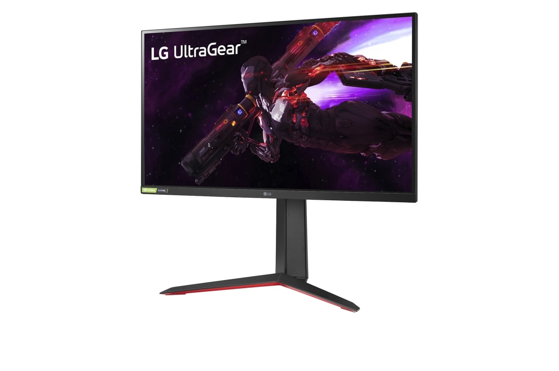 LG Moniteur de jeu IPS de 27&nbsp;po UltraGear™ Nano, IPS 1&nbsp;ms, avec compatibilité NVIDIA® G-SYNC®, vue avant, 27GP850-B, thumbnail 2