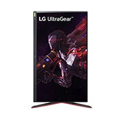 LG Moniteur de jeu IPS de 31,5&nbsp;po UltraGear™ Nano, IPS 1&nbsp;ms, avec compatibilité NVIDIA® G-SYNC®, vue avant avec l’écran pivotant à 90&nbsp;degrés dans une orientation portrait, 32GP850-B, thumbnail 10