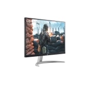 LG Moniteur IPS UHD 4K de 27&nbsp;po avec VESA DisplayHDR™ 400, Vue en perspective, 27UP600-W, thumbnail 4