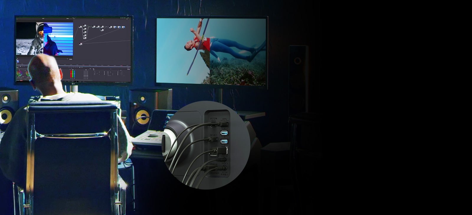 L’UltraFine™ OLED Pro de LG est compatible avec plusieurs types d’appareils