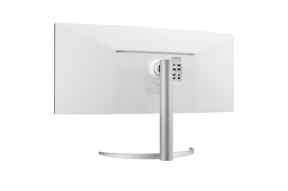LG Moniteur incurvé UltraWide™ QHD+ de 37,5 po 21:9 (3840x1600), vue arrière en perspective, 38WP85C-W, thumbnail 7