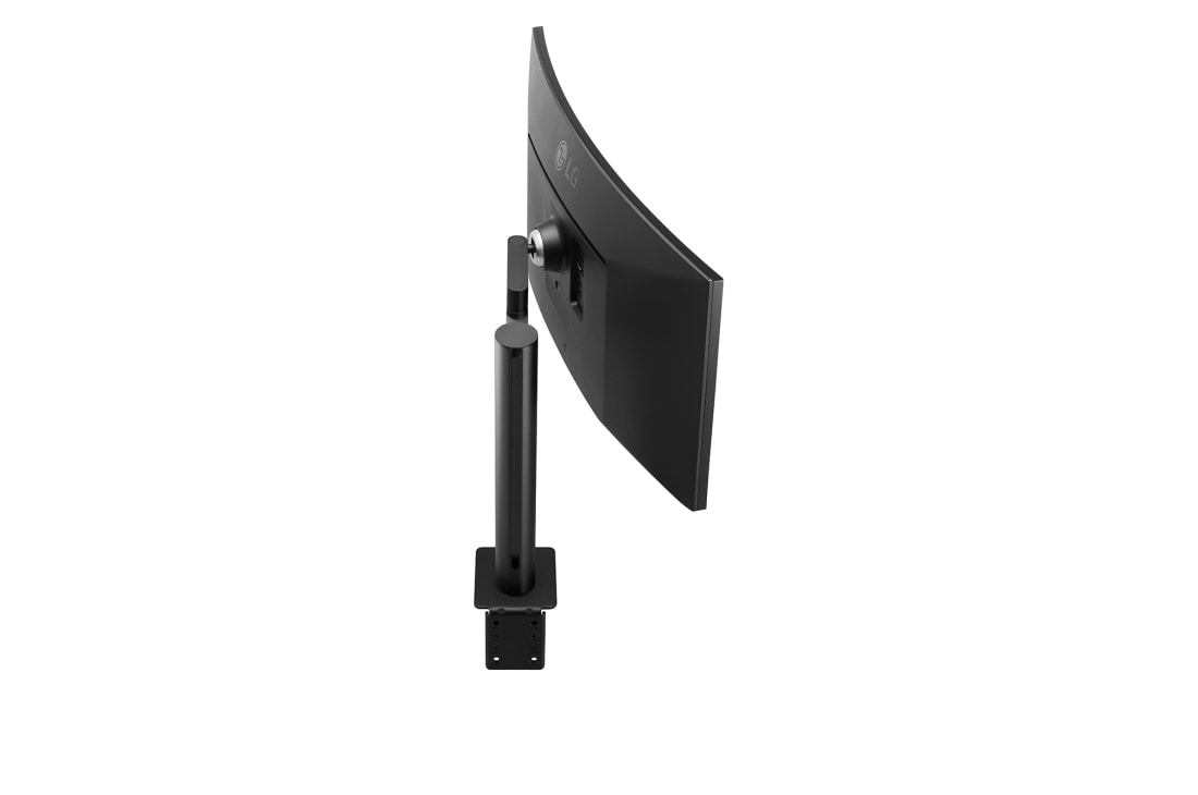 LG Moniteur ergonomique incurvé UltraWide™ QHD 21:9 de 34 po (3440 x 1440), perspective arrière du moniteur pivoté à +70 degrés, 34WP88C-B, thumbnail 9