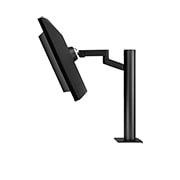 LG Moniteur ergonomique incurvé UltraWide™ QHD 21:9 de 34 po (3440 x 1440), vue de côté du moniteur incliné de -25 degrés, 34WP88C-B, thumbnail 6