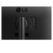 LG Moniteur incurvé UltraWide™ QHD 21:9 de 34 po (3440 x 1440), gros plan des ports, 34WP75C-B, thumbnail 8