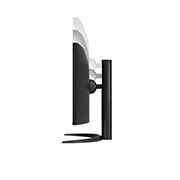 LG Moniteur incurvé UltraWide™ QHD 21:9 de 34 po (3440 x 1440), vue latérale du moniteur se déplaçant vers le bas pour le réglage de la hauteur, 34WP75C-B, thumbnail 9