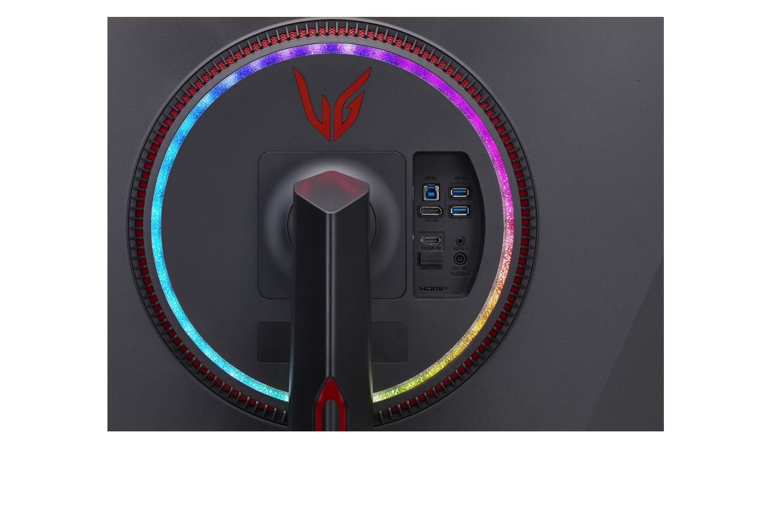 LG Moniteur de jeu de 34'' UltraGear™ Nano, IPS 1 ms, avec NVIDIA® G-SYNC® ULTIMATE, Gros plan des parties avec luminaires blancs allumés, 34GP950G-B, thumbnail 11