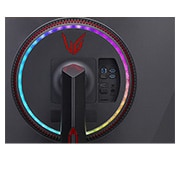 LG Moniteur de jeu de 34'' UltraGear™ Nano, IPS 1 ms, avec NVIDIA® G-SYNC® ULTIMATE, Gros plan des parties avec luminaires blancs allumés, 34GP950G-B, thumbnail 11