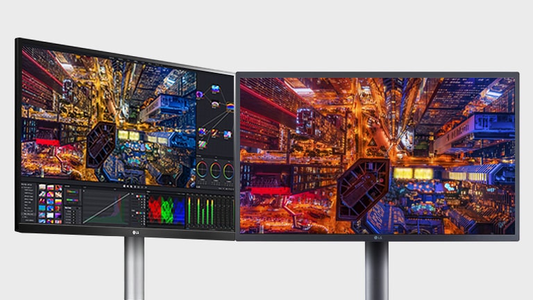 L’UltraFine OLED Pro de LG prend en charge les modes de couleur standards pour les professionnels - les modes BT.2100 PQ, P3 PQ sont sur la droite.