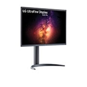 LG Écran OLED 4K de 27&nbsp;po avec gradation des pixels et Rapport de contraste&nbsp;1M&nbsp;:1, Vue en perspective, 27EP950-B, thumbnail 4