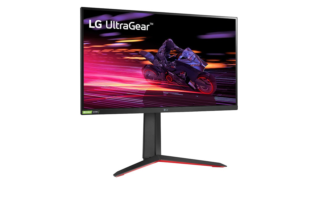 LG Moniteur de jeu UltraGear™ Full HD de 27&nbsp;po 240&nbsp;Hz IPS 1&nbsp;ms (GtG) avec compatibilité NVIDIA® G-Sync®, vue de côté de +15 degrés, 27GP750-B, thumbnail 3