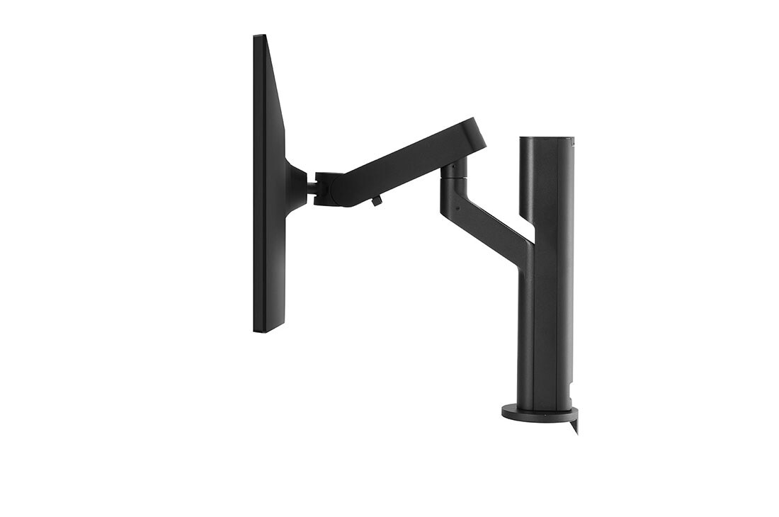 LG Écran IPS UHD 4K 27'' avec Ergo, vue latérale avec réglage de la hauteur du moniteur vers le bas, 27UK580-B, thumbnail 4