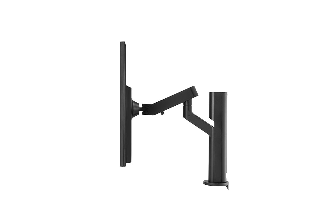 LG Moniteur UHD 4K de 31,5&nbsp;po. avec Ergo, vue latérale avec réglage de la hauteur du moniteur vers le bas, 32UK580-B, thumbnail 4