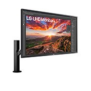 LG Moniteur UHD 4K de 31,5&nbsp;po. avec Ergo, Vue en perspective, 32UK580-B, thumbnail 3