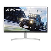 LG Moniteur HDR UHD 4K (3840&nbsp;x&nbsp;2160) de 31,5&nbsp;po, vue avant, 32UN550-W, thumbnail 1
