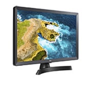 LG Moniteur TV LED compatible HD de 23,6 po., Vue de côté de +30 degrés, 24TQ510S-PZ, thumbnail 4